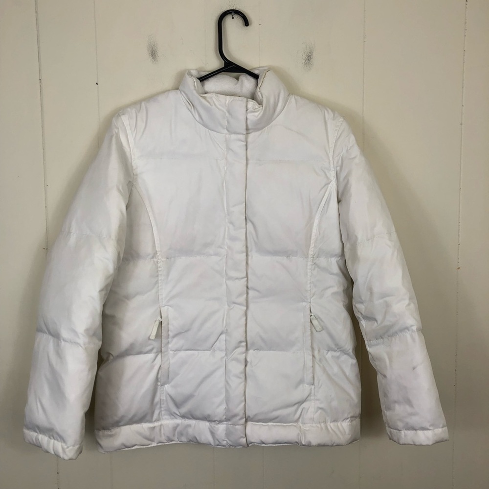 GAP White Puffer Jacket‎ Sz S